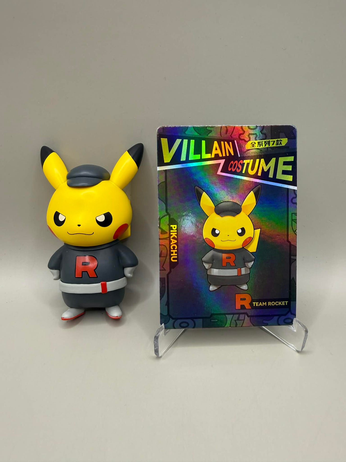 Pokemon Holly Box Villain Costume (Team Rocket) Pikachu Figure Box