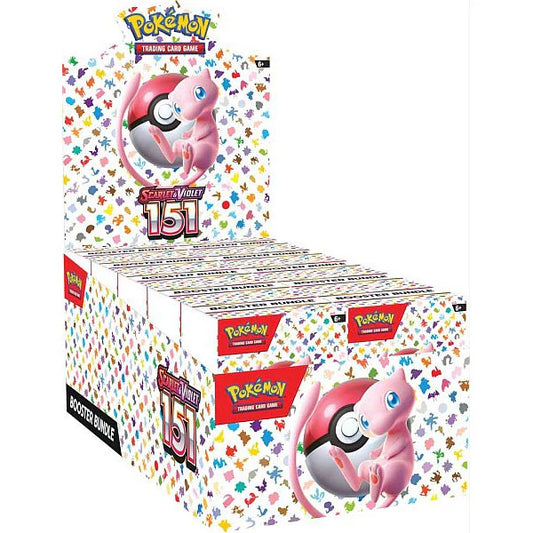 Pokemon Scarlet & Violet MEW 151 Booster Bundle Case Sealed