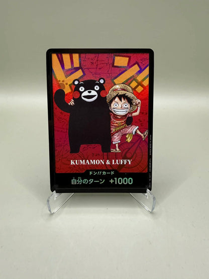 Kumamon & Luffy DON!! One Piece Bandai (Japansk)