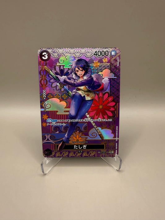Tashigi ST06-006 Alternate Art Two Legends One Piece Bandai Kort Japansk TCG