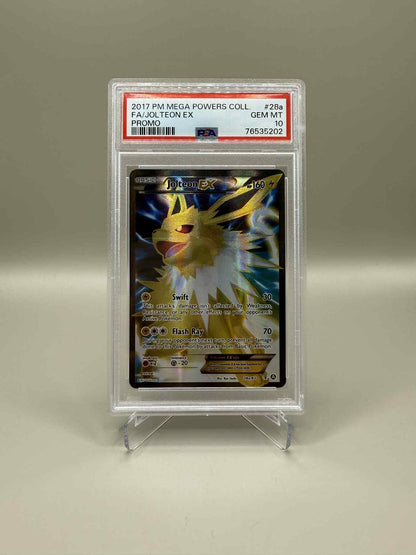 Pokémon Jolteon ex Full Art Promo 2017 Mega Powers Collection #28a PSA 10