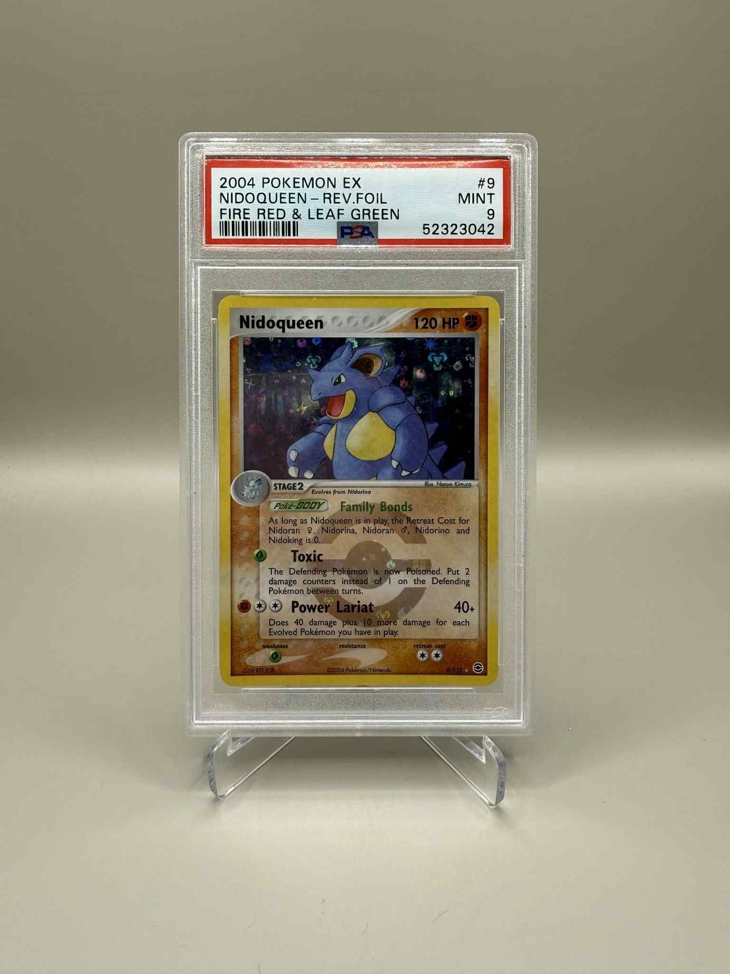 Pokémon Nidoqueen #9 Holo PSA 9 Fire Red & Leaf Green