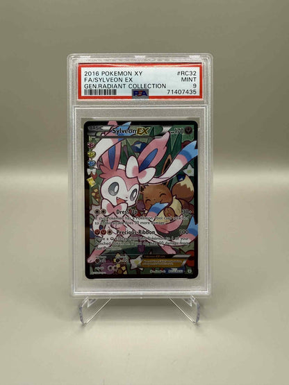 Pokémon Sylveon ex #RC32 Full Art Generation Radiant Collection PSA 9