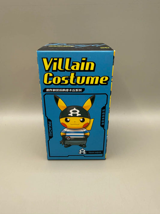 Pokemon Holly Box Villain Costume (Team Aqua) Pikachu Figure Box