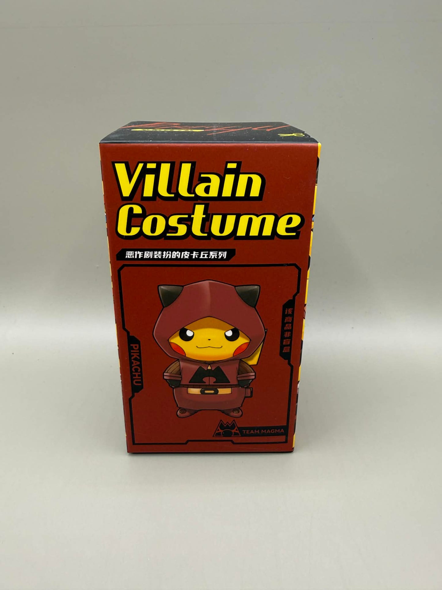 Pokemon Holly Box Villain Costume (Team Magma) Pikachu Figure Box