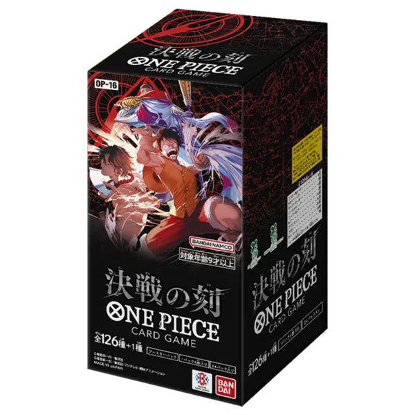 FÖRBOKNING! One Piece OP16 The Time Of Battle Booster Box (Japansk)