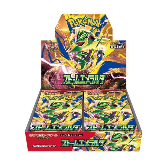 FÖRBOKNING! Pokemon MEGA Storm Emeralda M6 Booster Box SEALED (Japansk)