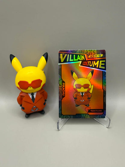 Pokemon Holly Box Villain Costume (Team Flare) Pikachu Figure Box