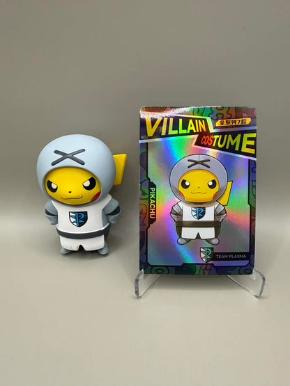 Pokemon Holly Box Villain Costume (Team Plasma) Pikachu Figure Box