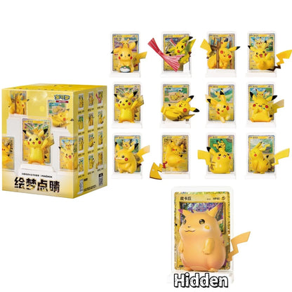 Pokemon 30th Celebrations Dream Painting Pikachu Figure Set Blind Box (Kinesisk)