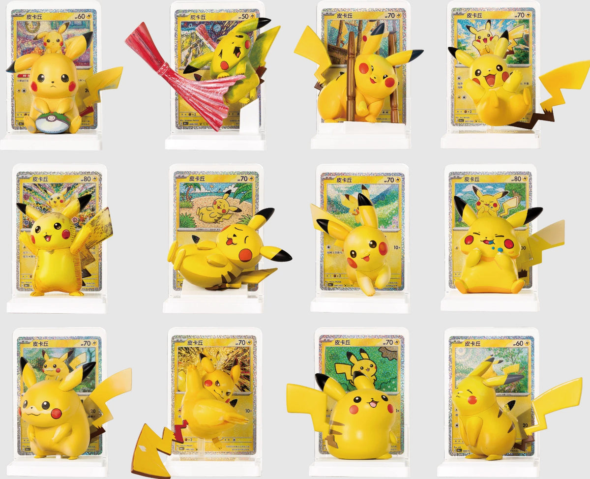 Pokemon 30th Celebrations Dream Painting Pikachu Figure Set Blind Box (Kinesisk)