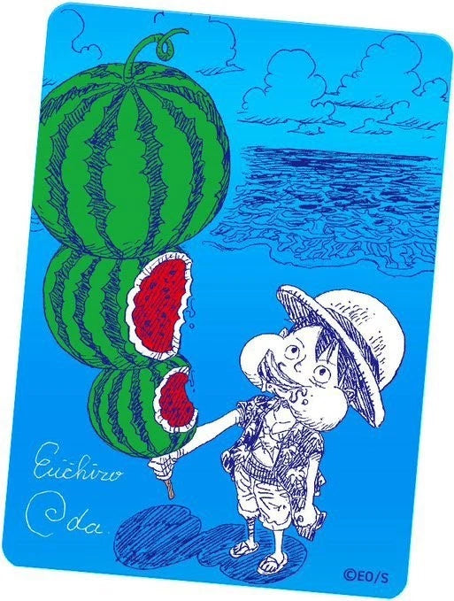 One Piece Metakira Card Luffy Watermelon NatsuComi 2026 Promo (Japansk)