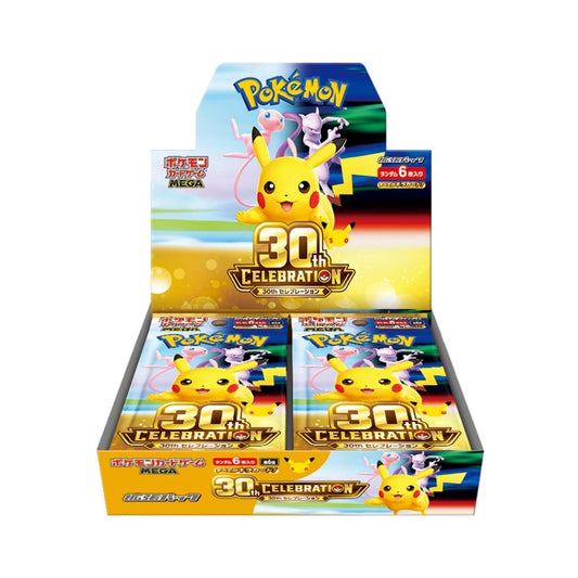 Pokemon 30th Anniversary Celebration M6 MEGA Booster Box (Japansk)