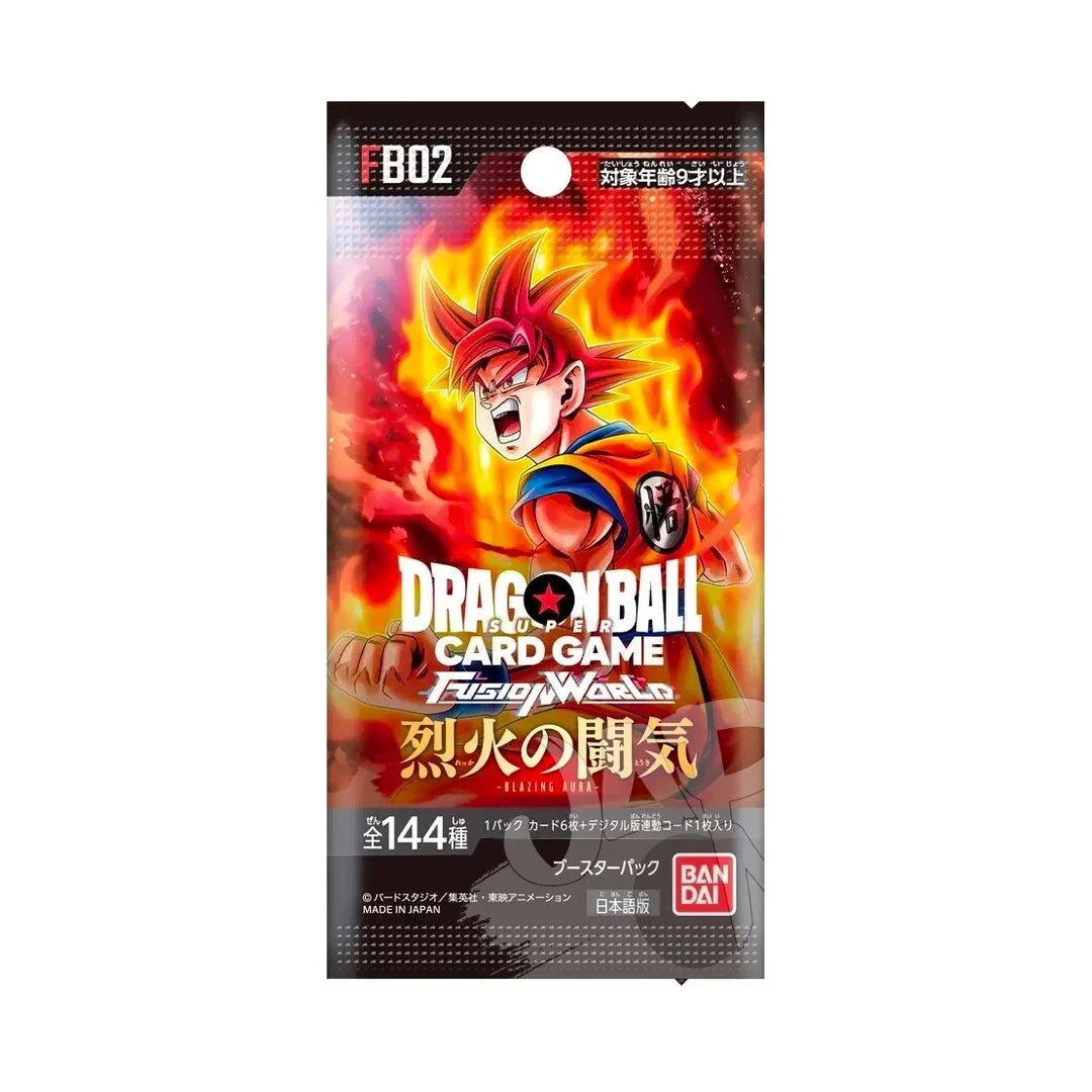 Dragon Ball Fusion World FB02 Blazing Aura Booster Pack (Japanese)