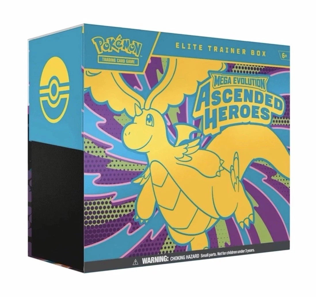 Pokemon Evolution Mega Ascended Heroes Elite Trainer Box